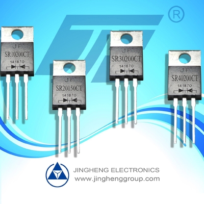 Διάρθρωση κράματος SR10200CT 10A 200V Δίοδος διορθωτή φραγμού Schottky στο πακέτο ITO220AB