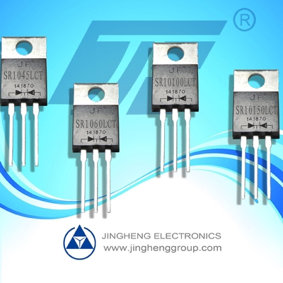 Διάρθρωση κράματος SR10200CT 10A 200V Δίοδος διορθωτή φραγμού Schottky στο πακέτο ITO220AB